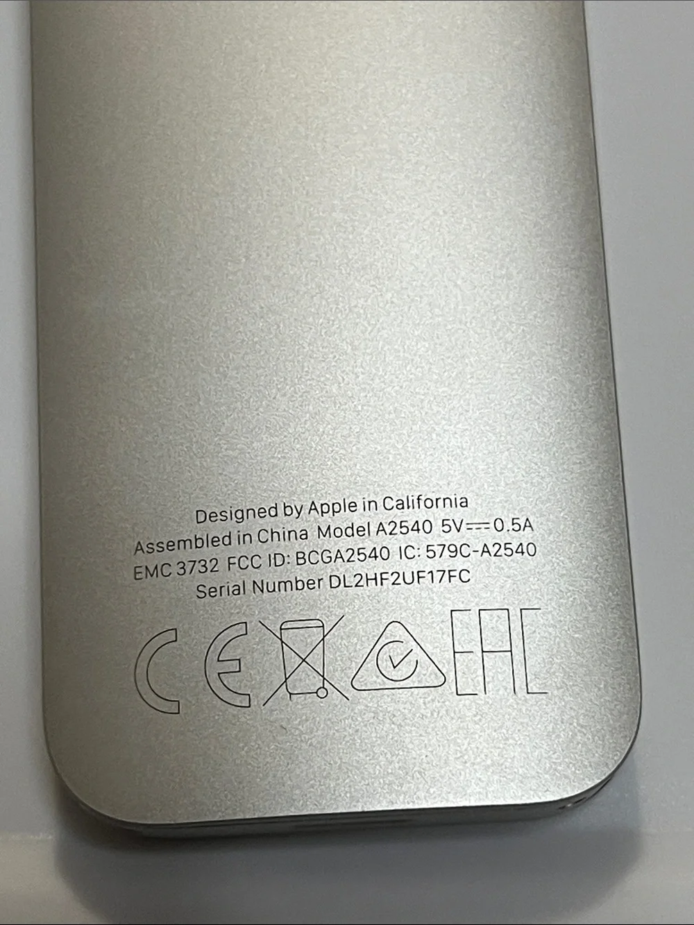 Apple Silver and Black Siri Remote for TV Streaming